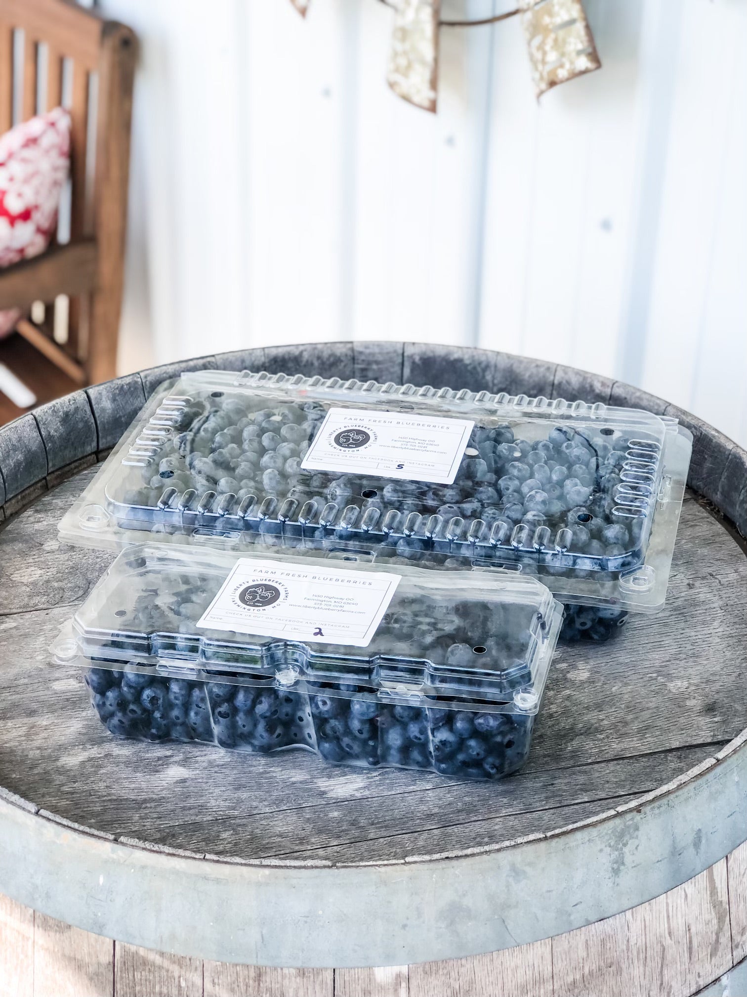 Pre - Pick Blueberries - For Local Pick - Up Only - No Shipping - Liberty Blueberry Farms